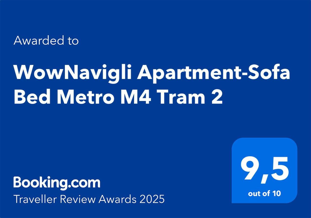 Wownavigli Apartment-Sofa Bed Metro M4 Tram 2 Milan Exterior photo